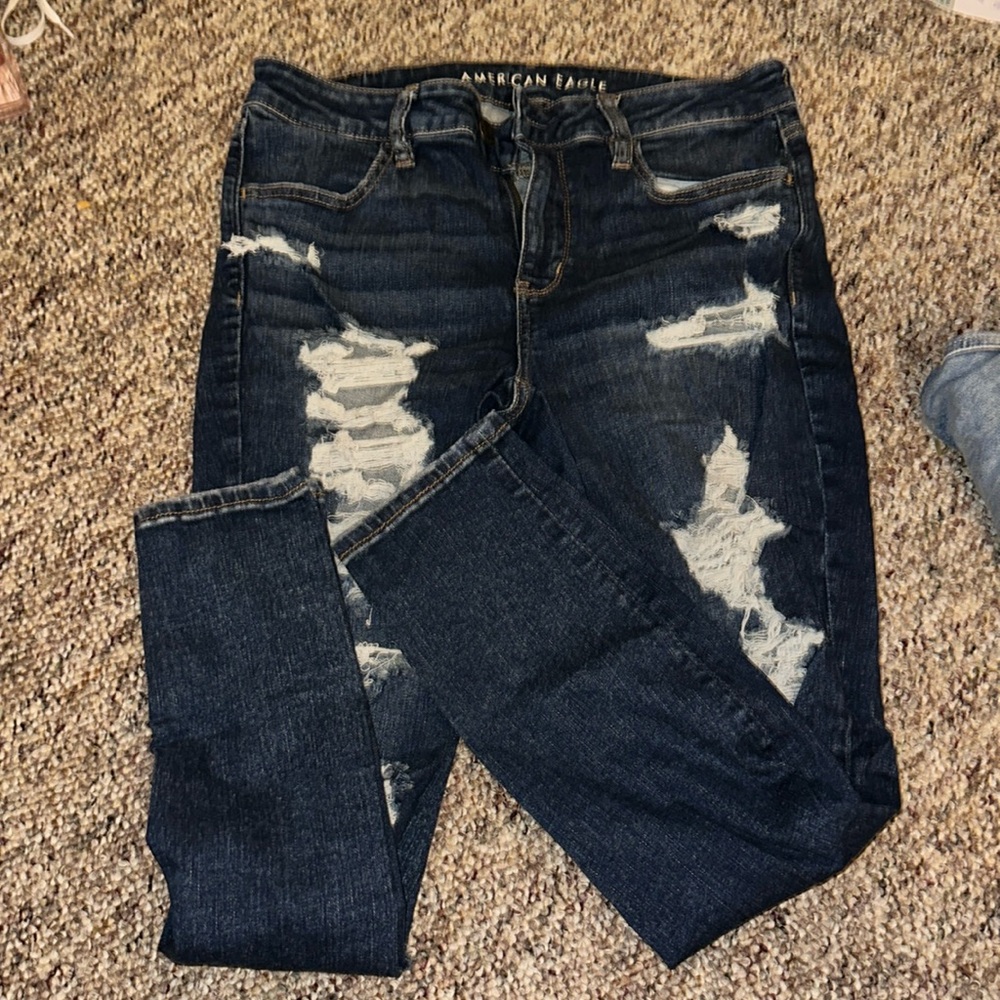 American Eagle Distressed Jeggings